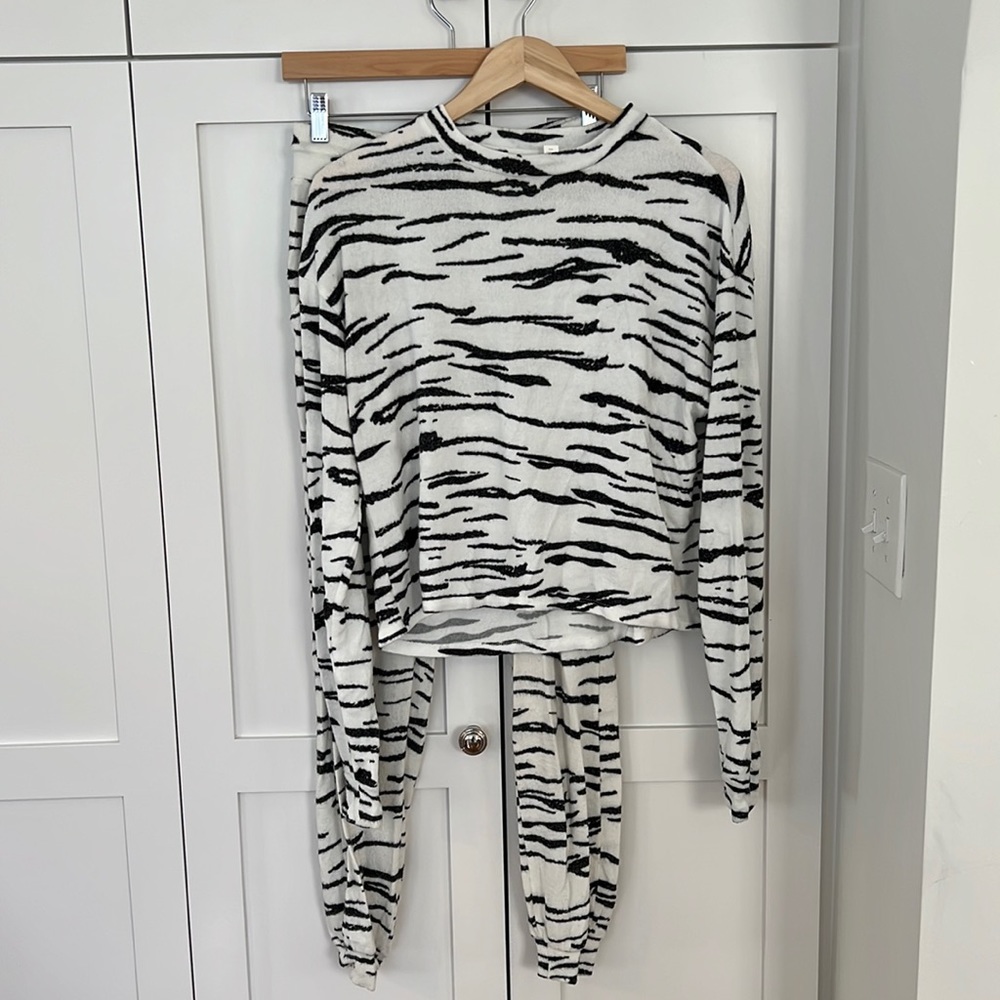 Zebra fleece set